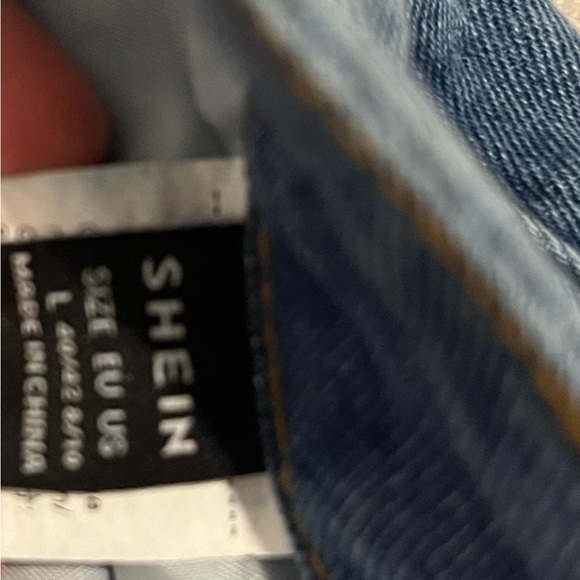 SHEIN blue jeans size large - Picture 2 of 3